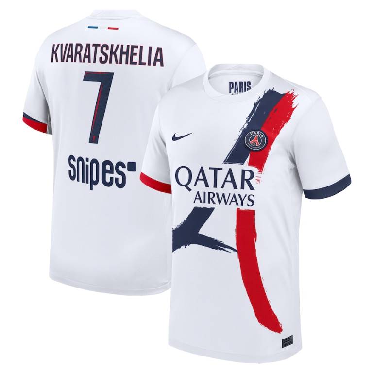 Maillot PSG Exterieur 2024 2025 Kvaratskhelia (1)