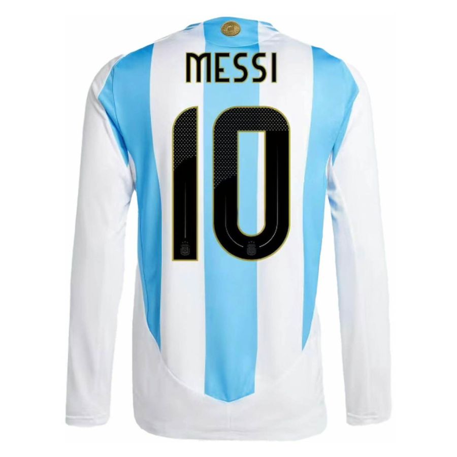 Maillot Argentine Domicile 2024 2025 Messi Manches Longues