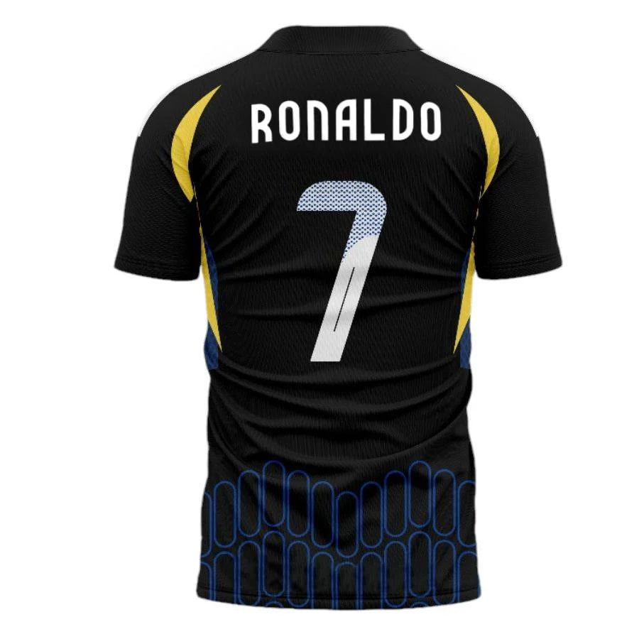 Maillot Kit Enfant AL Nassr Ronaldo Exterieur 2024 2025 2