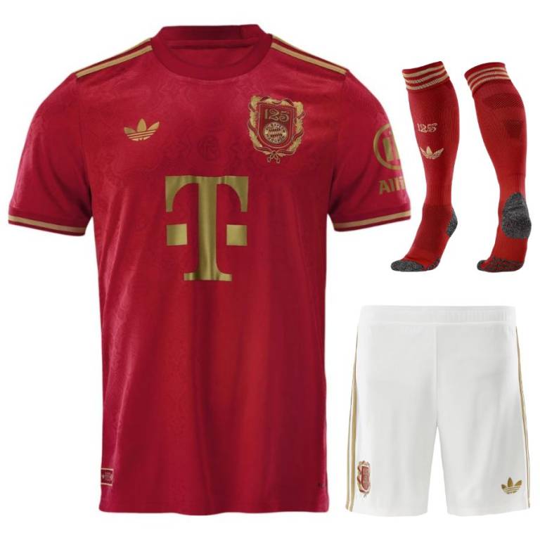 Maillot Kit Enfant Bayern Munich 125 Ans Anniversaire