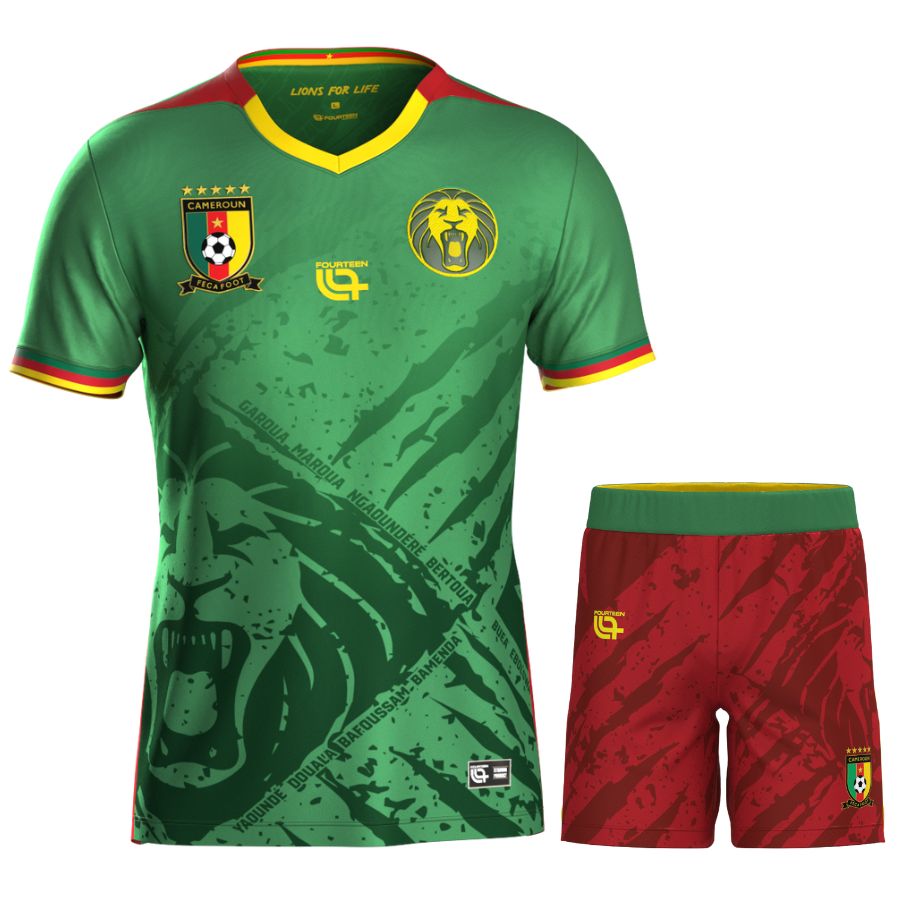 Maillot Kit Enfant Cameroun Domicile 2025 2026