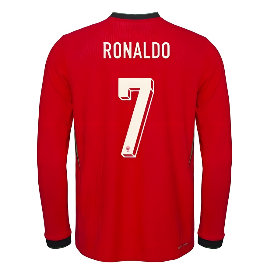 Maillot Portugal Domicile 2025 2026 Ronaldo Manches Longues 2