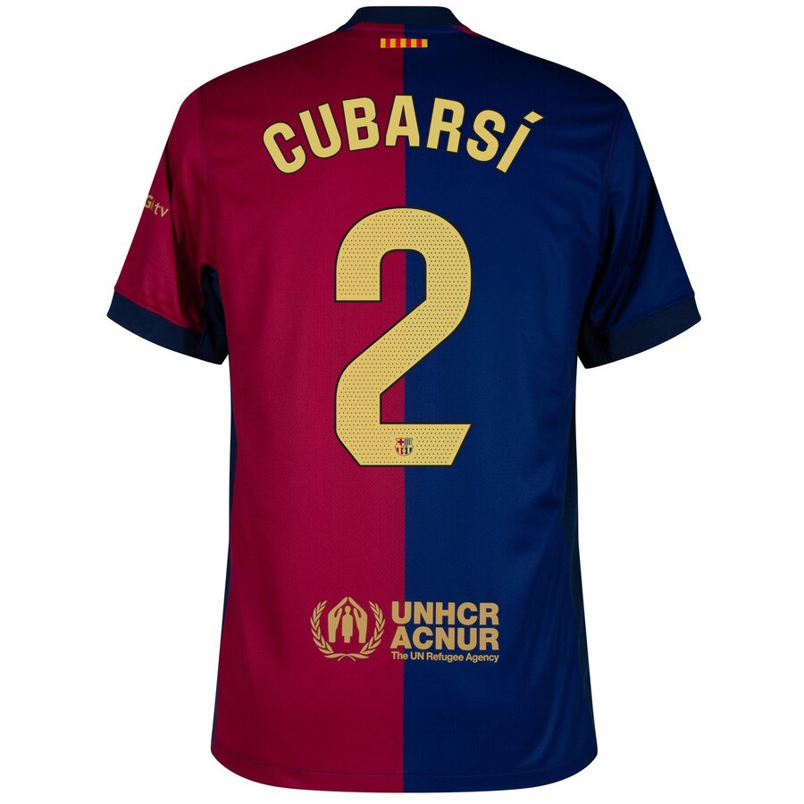 Maillot Barca Domicile 2024 2025 Cubarsi New Sponsor 2