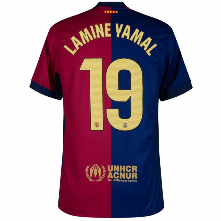 Maillot Enfant Barca Domicile 2024 2025 Lamine Yamal New Sponsor 2
