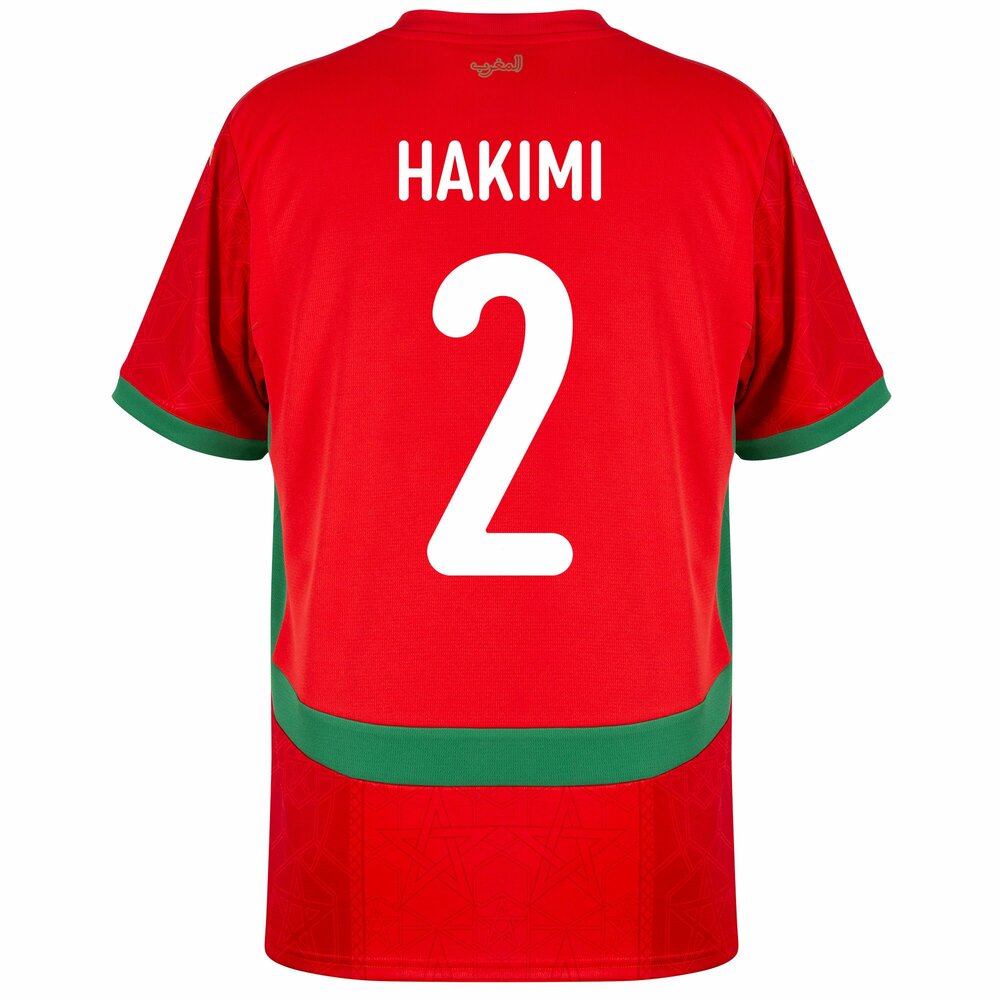 Maillot Maroc Domicile 2025 2026 Hakimi 2