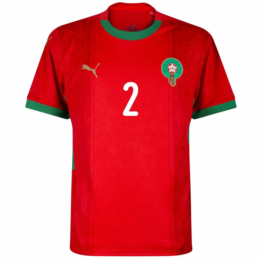 Maillot Maroc Domicile 2025 2026 Hakimi 3