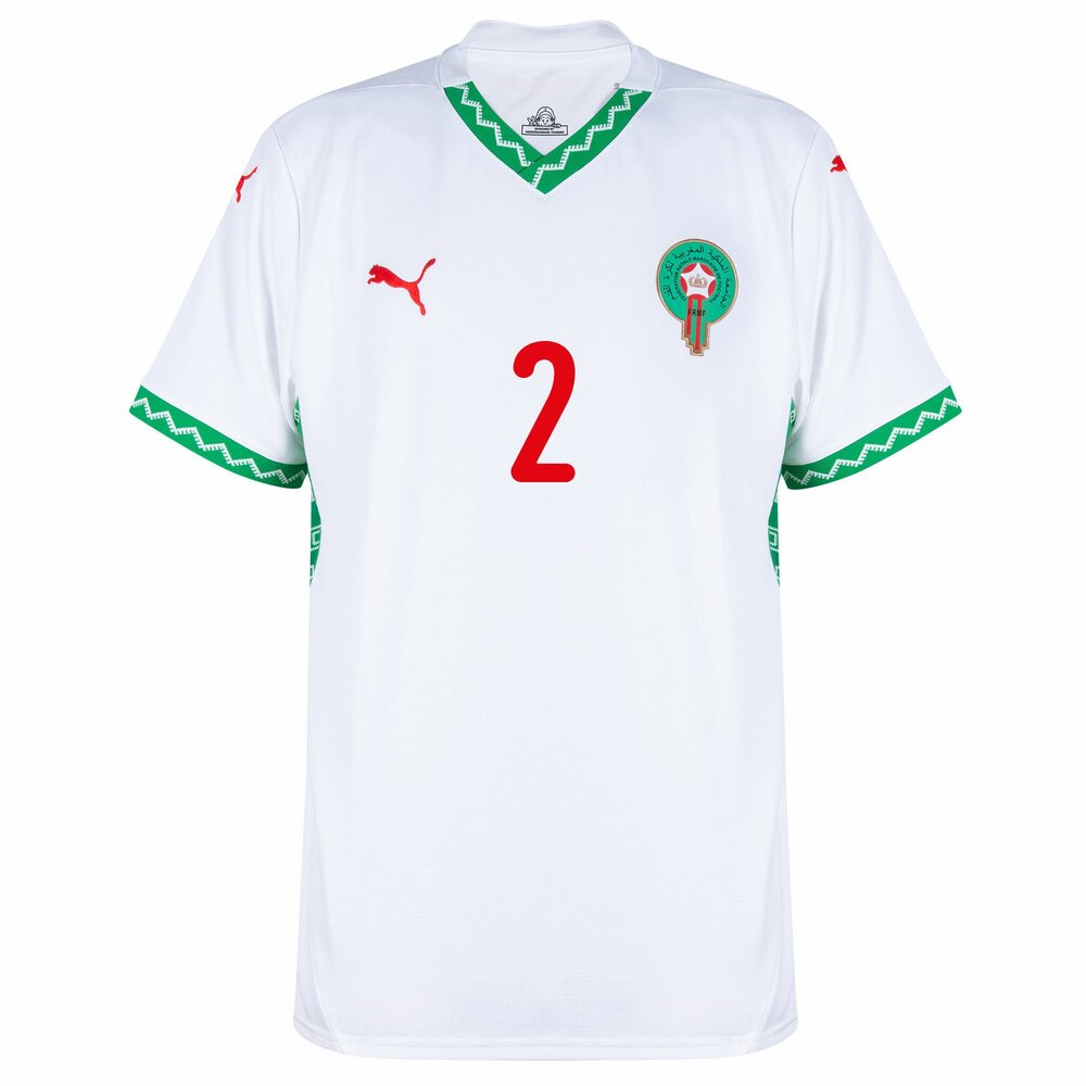 Maillot Maroc Exterieur 2025 2026 Hakimi 3
