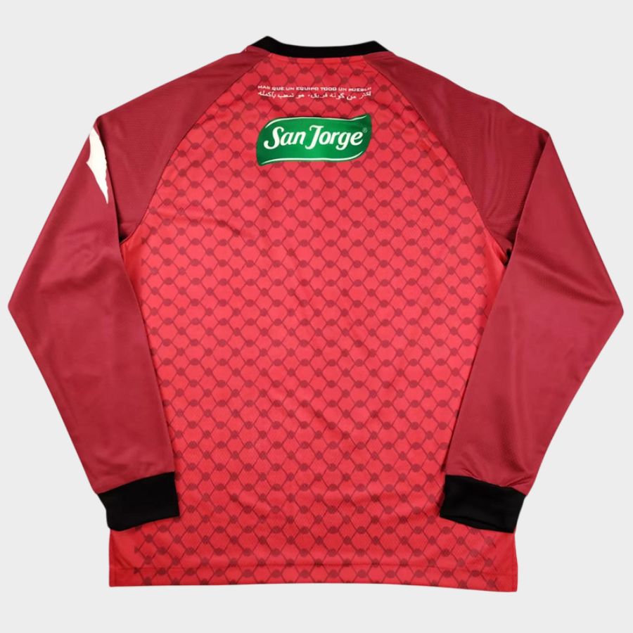 Maillot Palestine CL 2025 2026 Exterieur Rouge Manches Longues 2