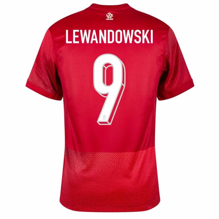 Maillot Pologne Exterieur 2024 2025 Lewandowski 2