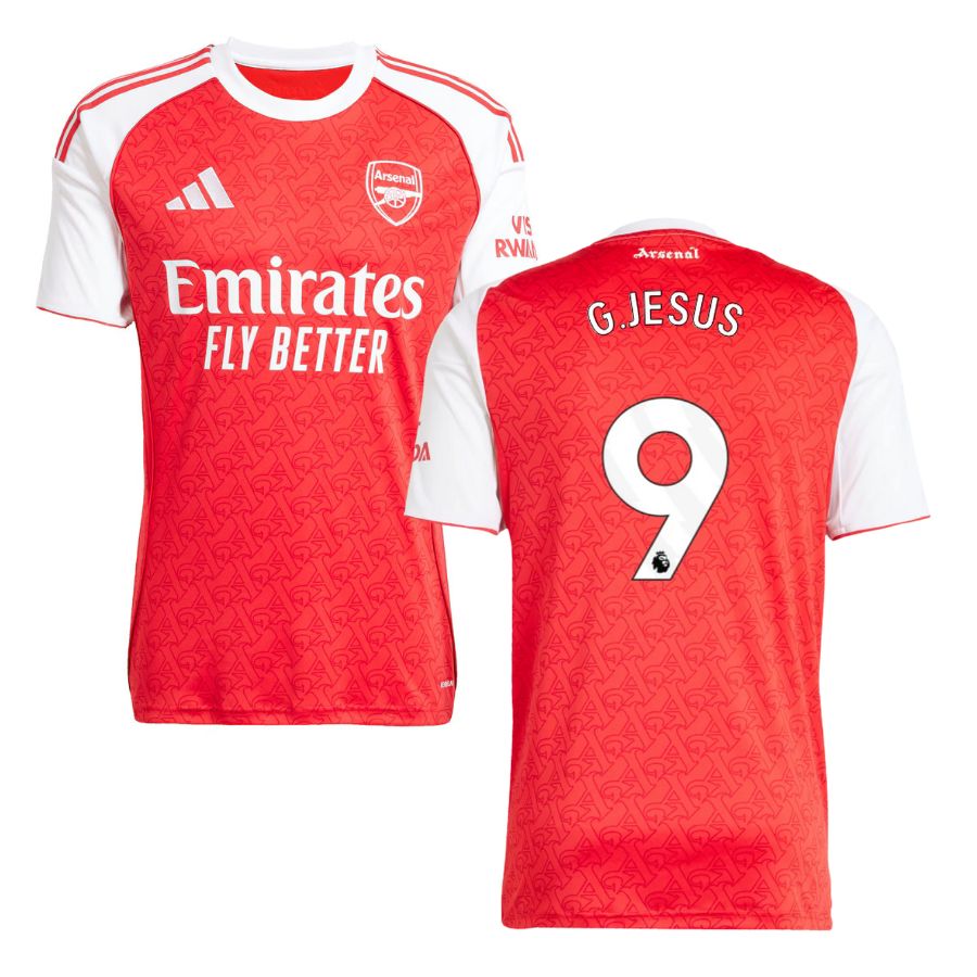 Maillot Arsenal Domicile 2025 2026 Jesus (1)