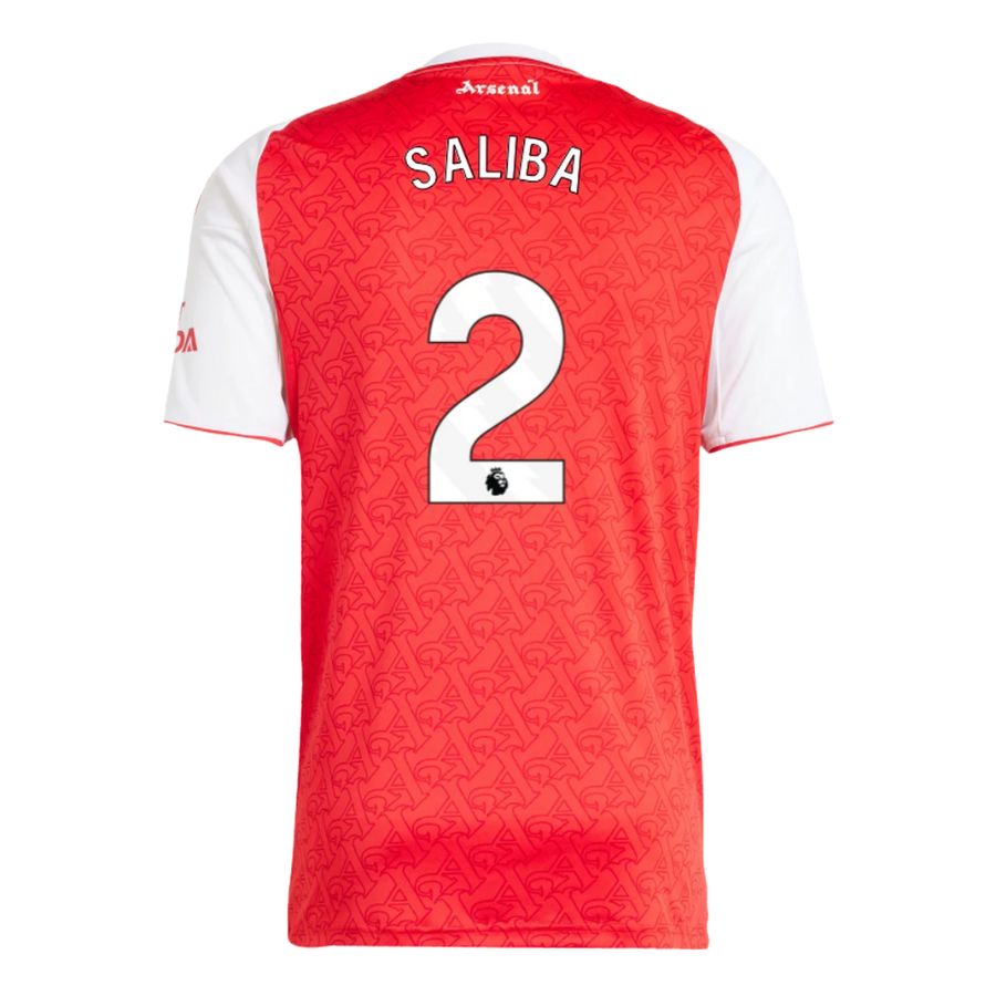 Maillot Arsenal Domicile 2025 2026 Saliba (2)