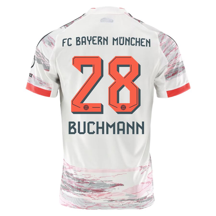 Maillot Bayern Munich Exterieur 2025 2026 Buchmann (2)