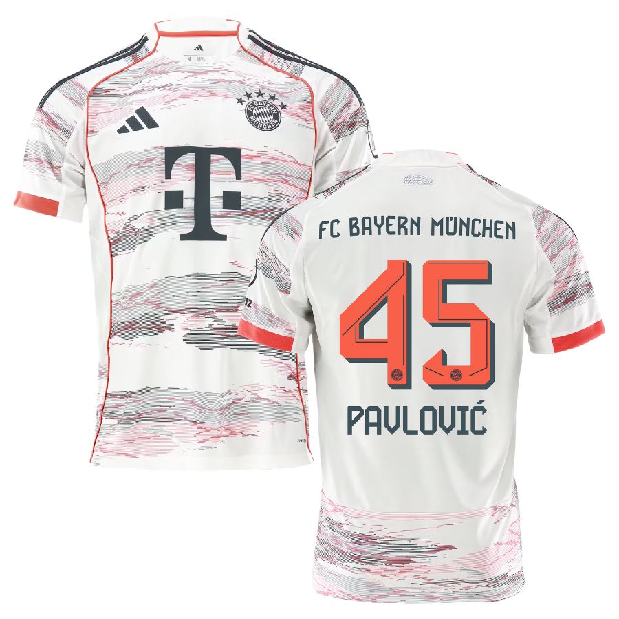 Maillot Bayern Munich Exterieur 2025 2026 Pavlovic (1)