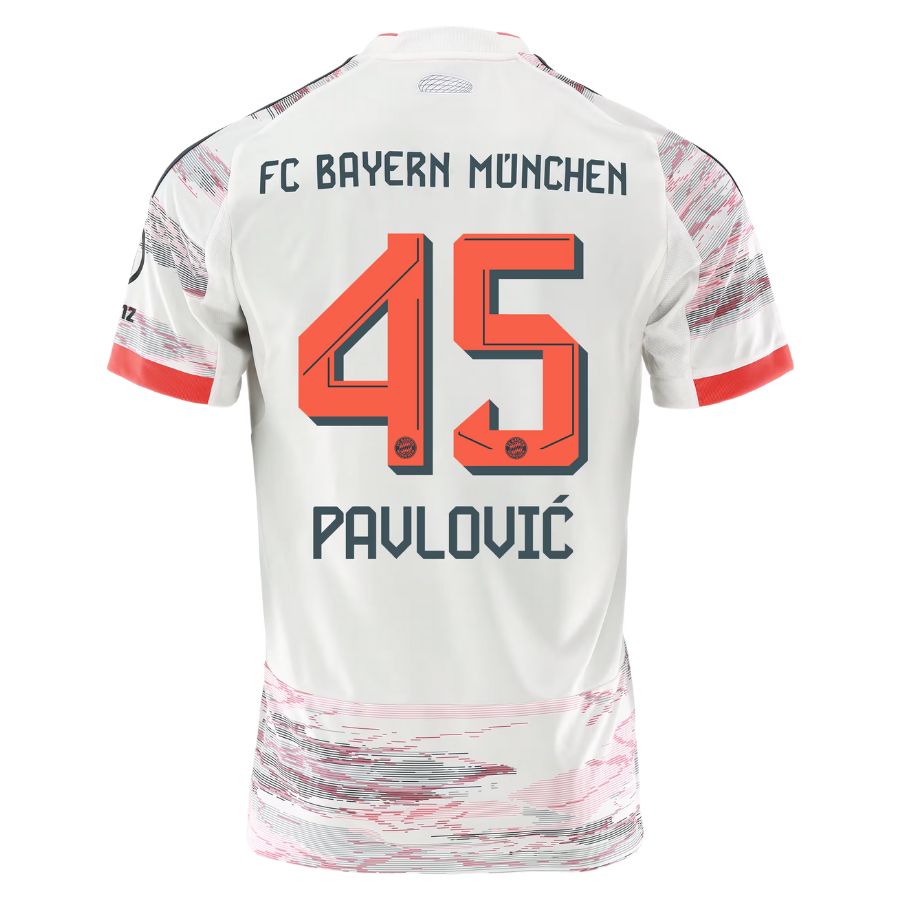 Maillot Bayern Munich Exterieur 2025 2026 Pavlovic (2)