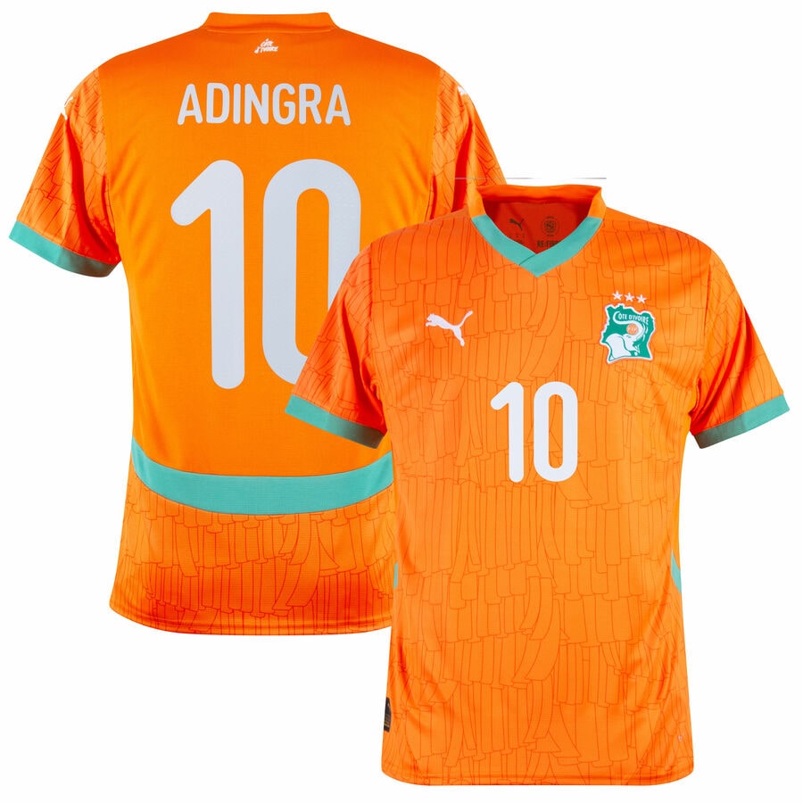 Maillot Cote d’Ivoire Domicile 2024 2025 Adingra (1)