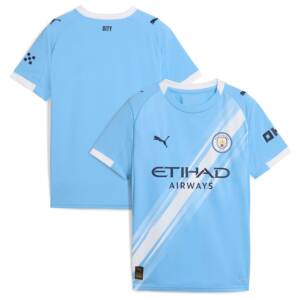 Maillot Enfant Manchester City Domicile 2025 2026 (2)
