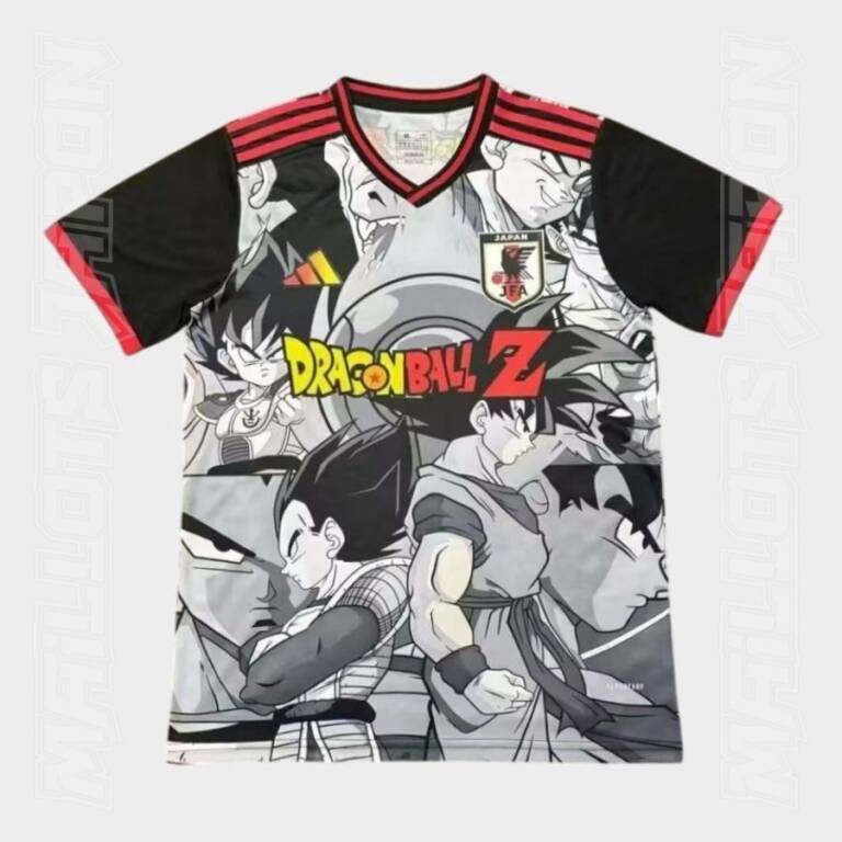Maillot Japon Dragon Ball Goku Vegeta Noir (1)