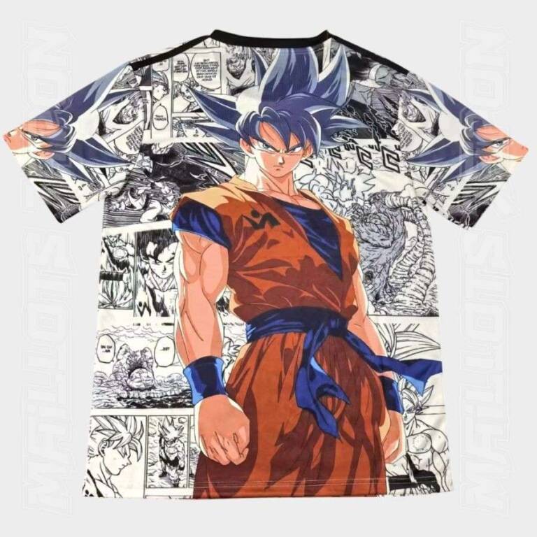 Maillot-Japon-Goku-Edition-Manga-Blanc-2
