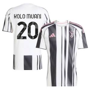 Maillot Juventus Domicile 2025 2026 Kolo Muani (1)