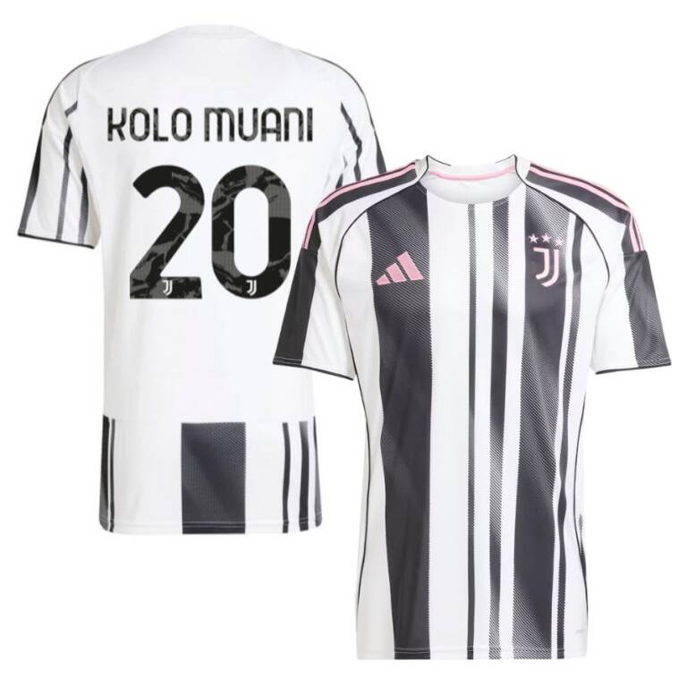 Maillot Juventus Domicile 2025 2026 Kolo Muani (1)
