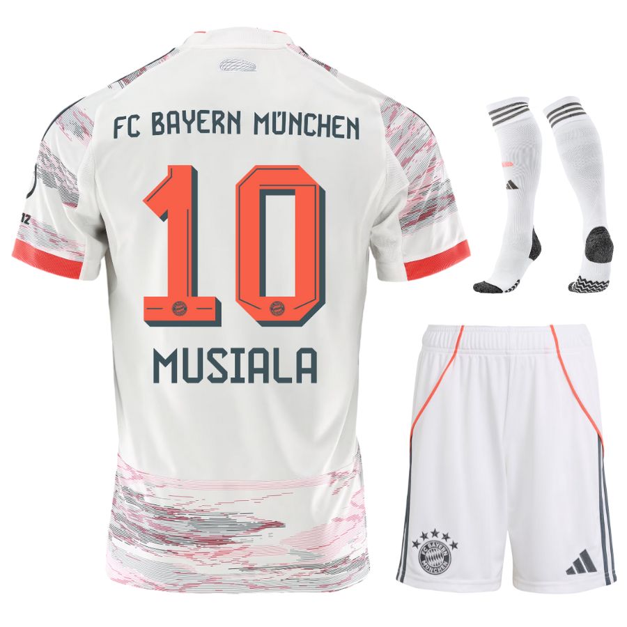 Maillot Kit Enfant Bayern Munich Exterieur 2025 2026 Musiala