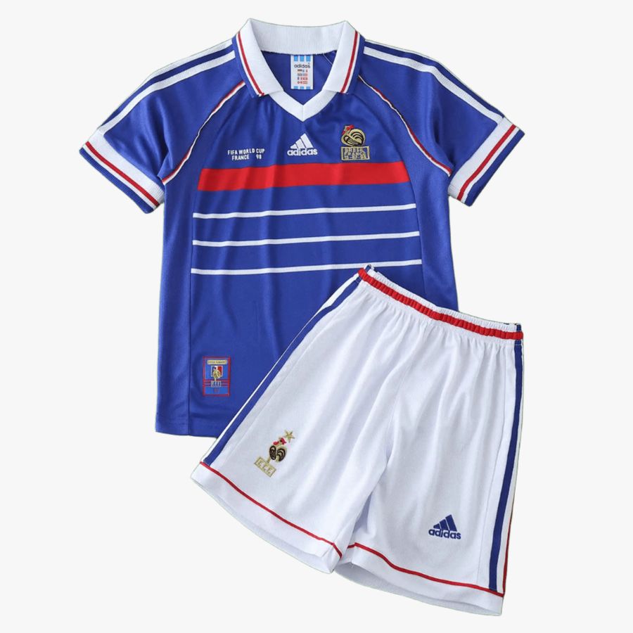 Maillot Kit Enfant Equipe de France Domicile 1998 (1)