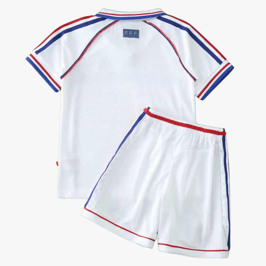Maillot Kit Enfant Equipe de France Exterieur 1998 (2)