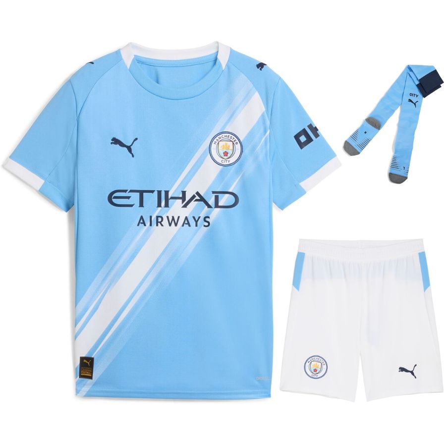 Maillot Kit Enfant Manchester City Domicile 2025 2026 (1)