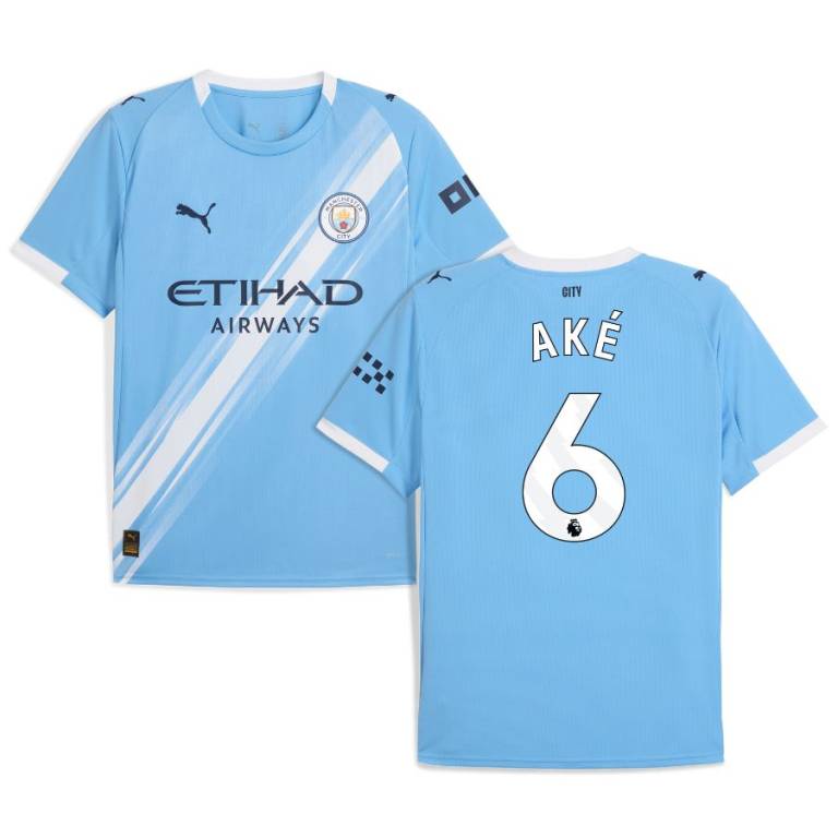 Maillot Manchester City Domicile 2025 2026 Aké (1)
