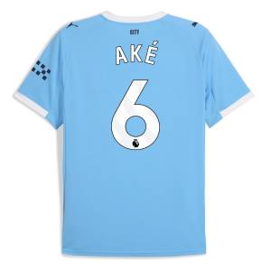 Maillot Manchester City Domicile 2025 2026 Aké (2)