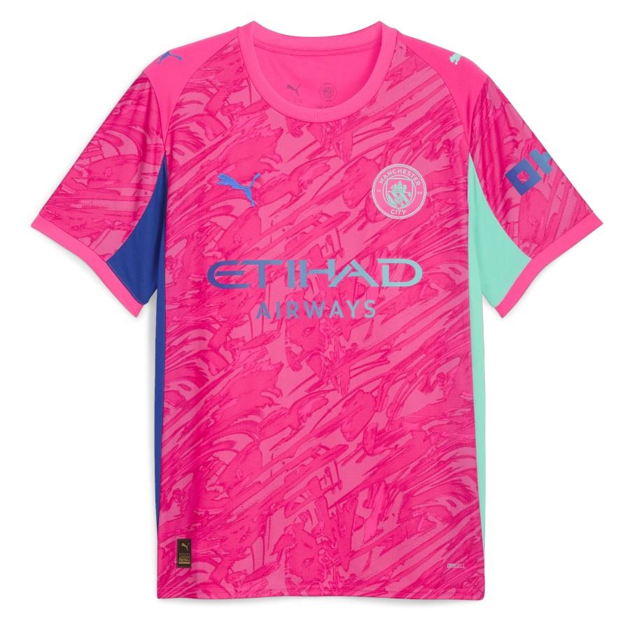 Maillot Manchester City Domicile 2025 2026 Gardien Rose (1)