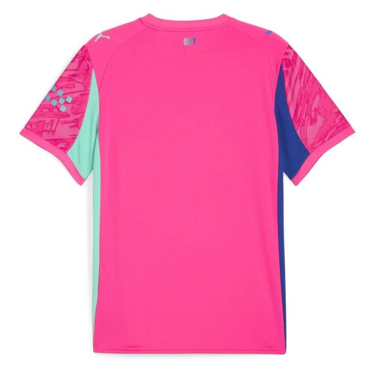 Maillot Manchester City Domicile 2025 2026 Gardien Rose (2)