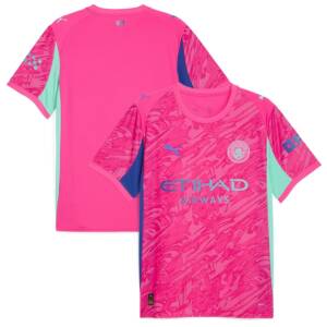 Maillot Manchester City Domicile 2025 2026 Gardien Rose (3)