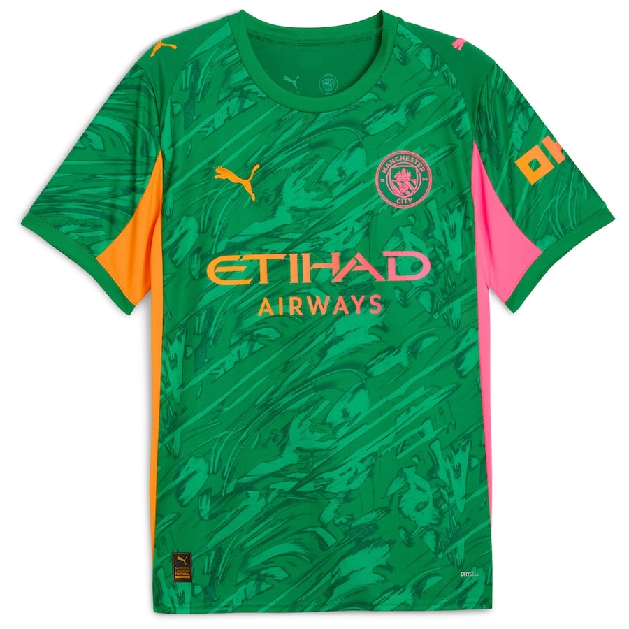 Maillot Manchester City Domicile 2025 2026 Gardien Vert (1)