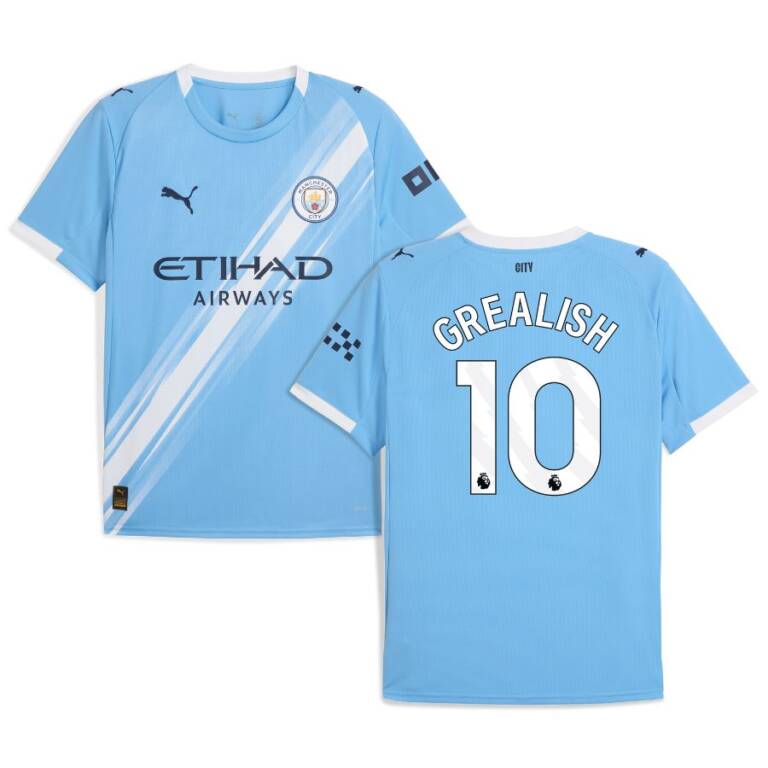 Maillot Manchester City Domicile 2025 2026 Grealish (1)