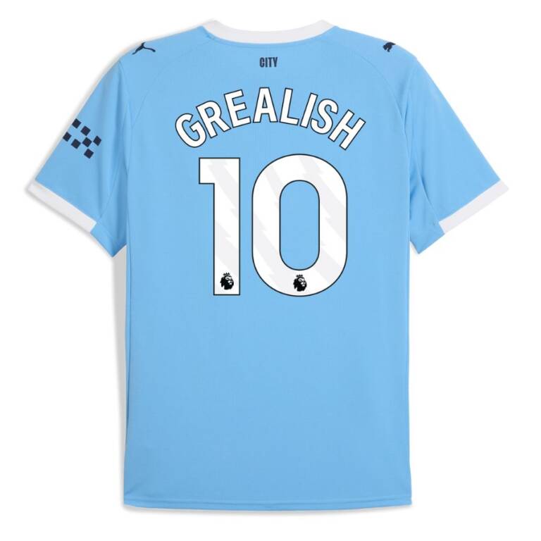 Maillot Manchester City Domicile 2025 2026 Grealish (2)