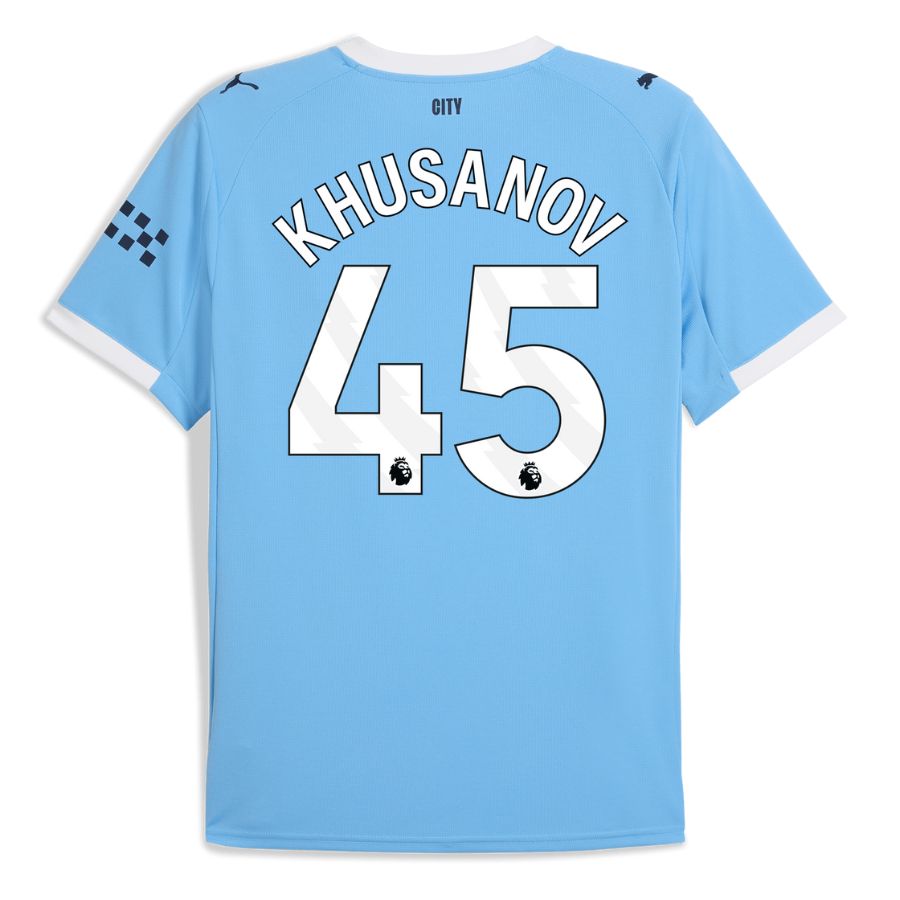 Maillot Manchester City Domicile 2025 2026 Khusanov (2)