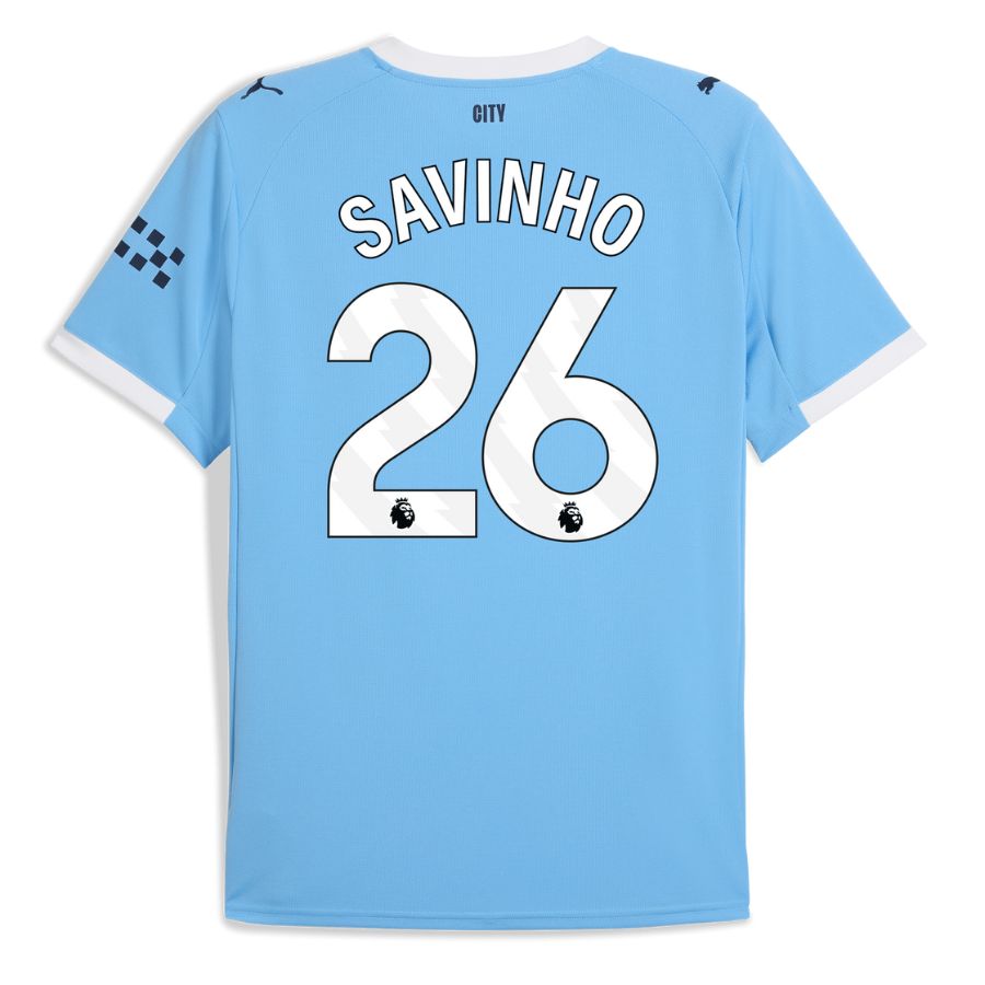 Maillot Manchester City Domicile 2025 2026 Savinho (2)