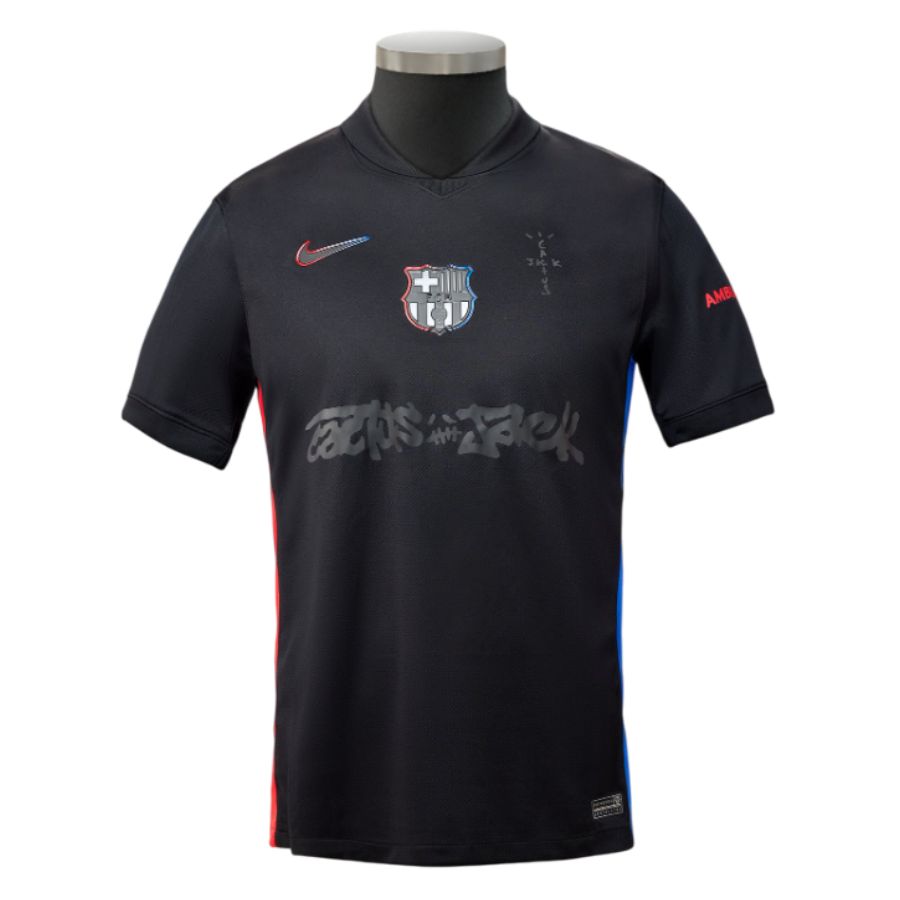 Maillot Match Barca Exterieur 2024 2025 X Travis Scott (1)