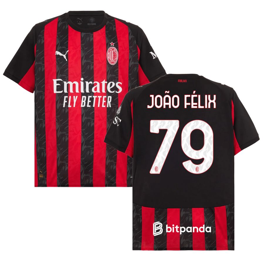 Maillot Milan AC Domicile 2025 2026 Joao Félix (1)