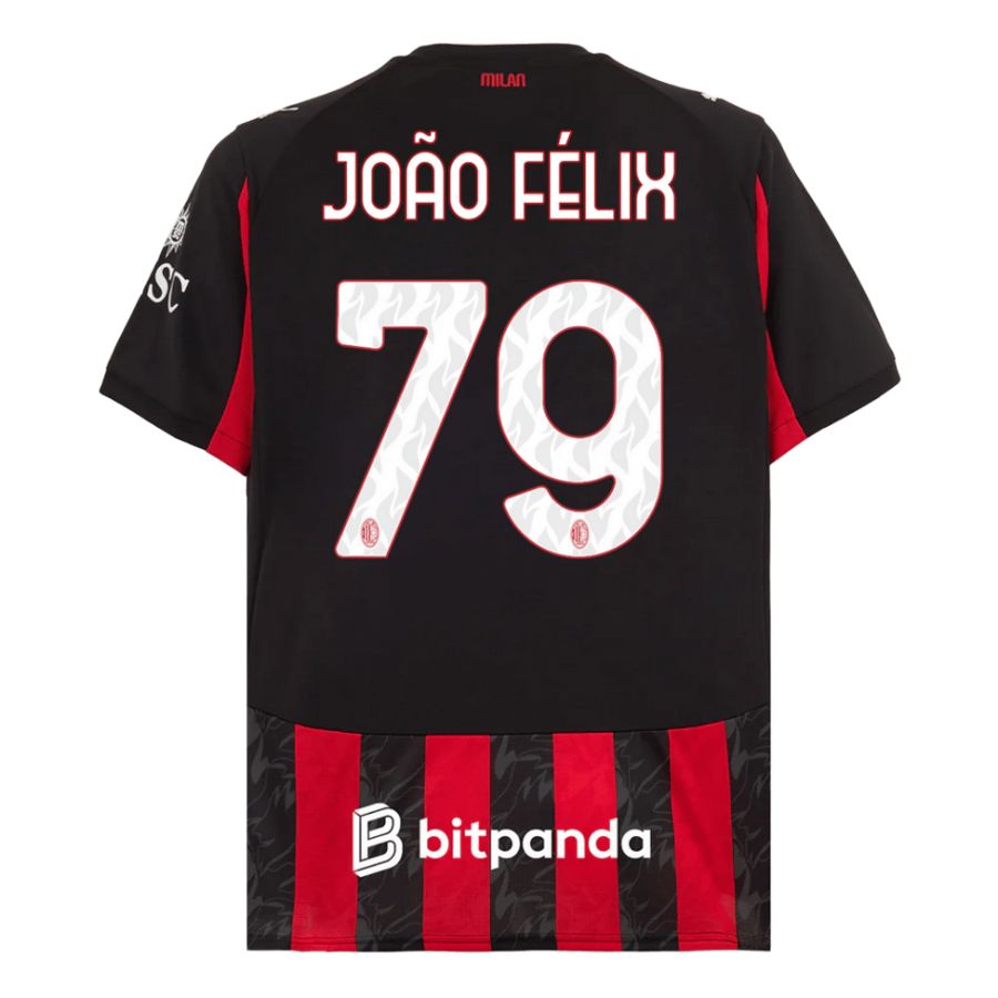 Maillot Milan AC Domicile 2025 2026 Joao Félix (2)