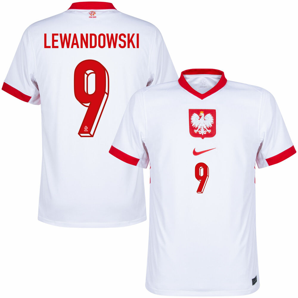 Maillot Pologne Domicile 2024 2025 Lewandowski (1)
