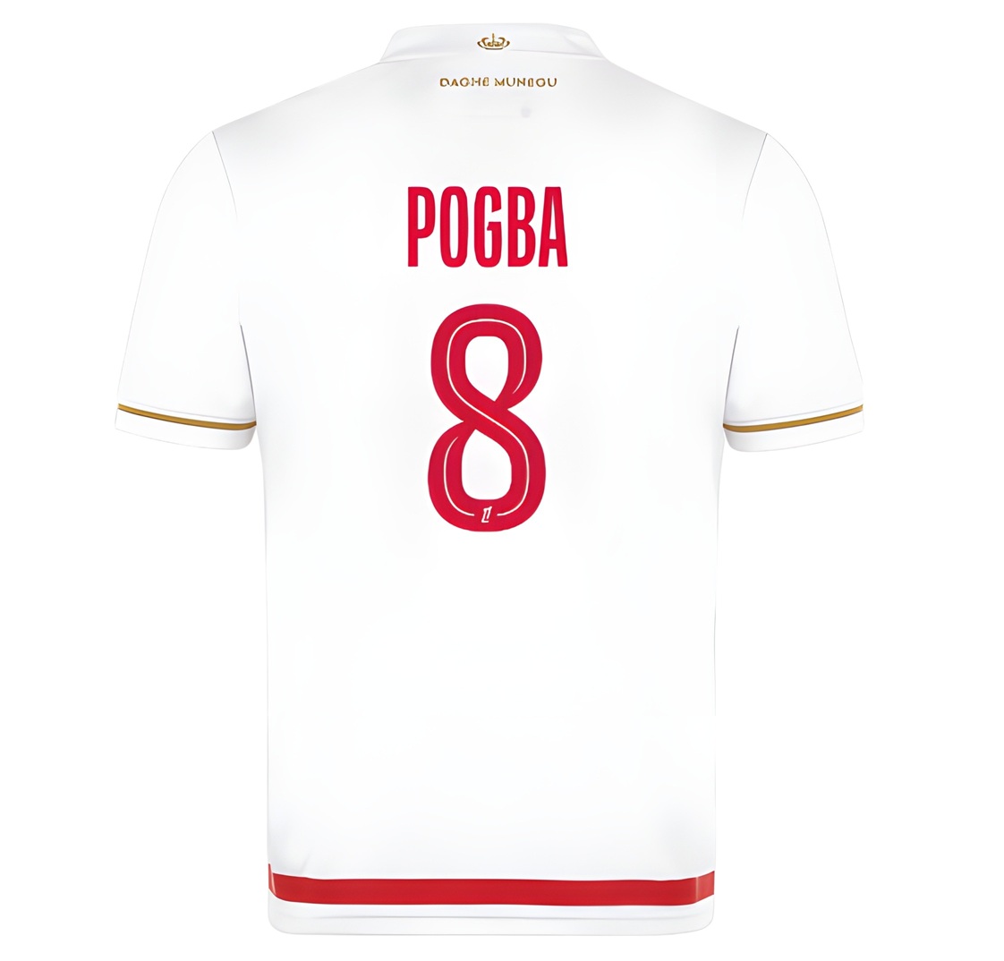 Maillot AS Monaco Domicile 2025 2026 Paul Pogba (2)