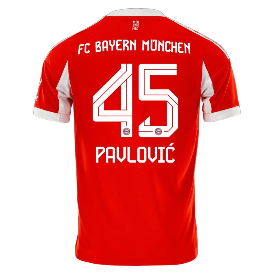 Maillot Bayern Munich Domicile 2025 2026 Pavlovic (2)