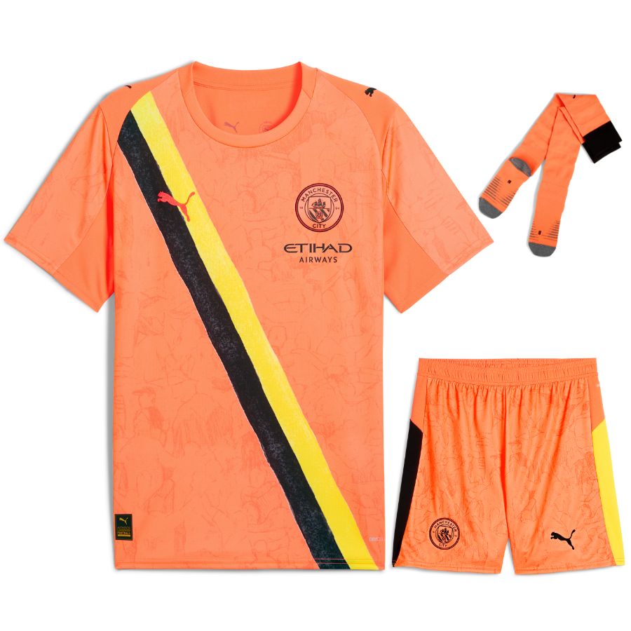 Maillot Enfant Manchester City Exterieur Coupe du Monde des Clubs 2025 (1)