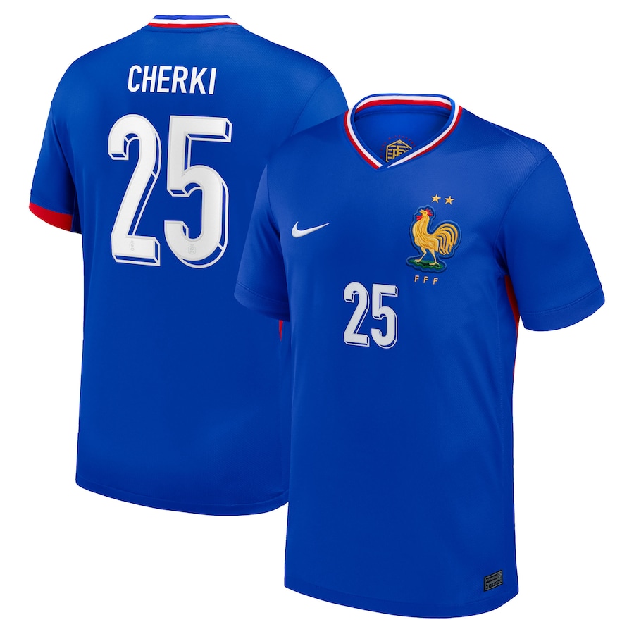 Maillot Equipe de France Domicile 2024 2025 Cherki (1)