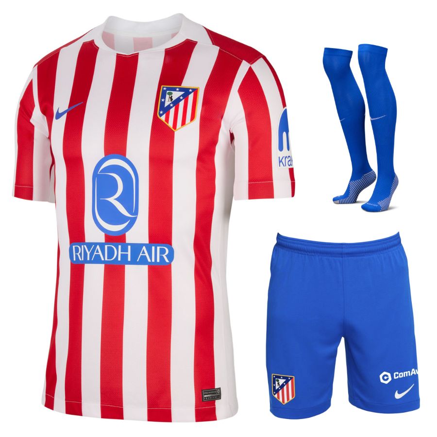 Maillot Kit Enfant Atletico Madrid Domicile 2025 2026