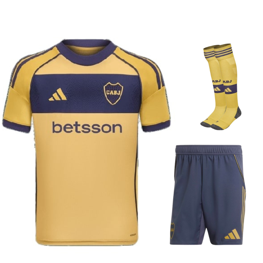Maillot Kit Enfant Boca Junior Exterieur 2025 2026