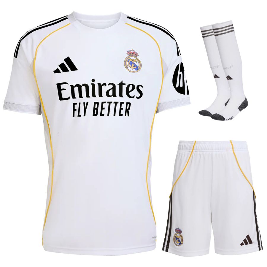Maillot Kit Enfant Real Madrid Domicile 2025 2026