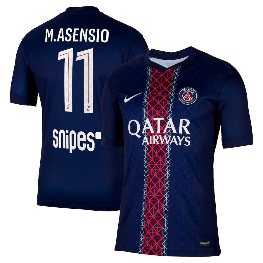 Maillot PSG Domicile 2025 2026 Asensio (1)